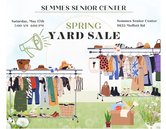 Semmes Senior Center Spring Yard Sale